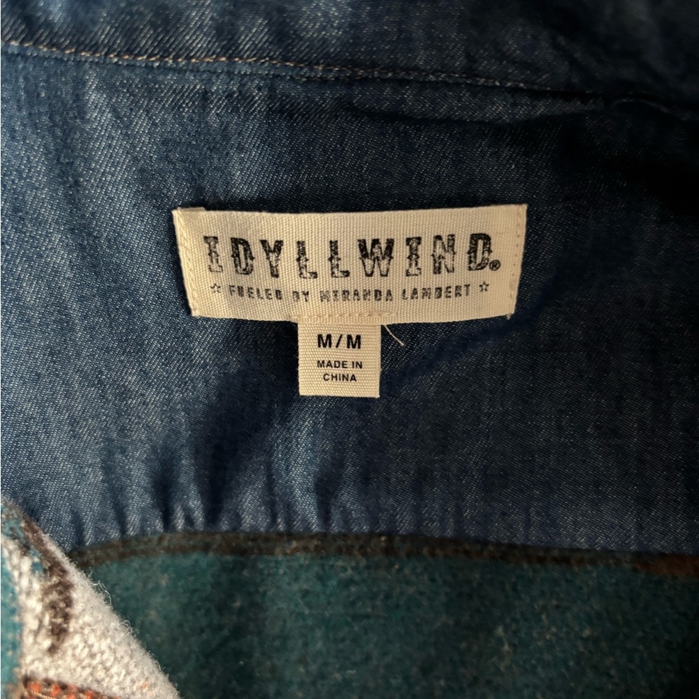 Idyllwind Multicolor Patterned Jean Jacket - image 2